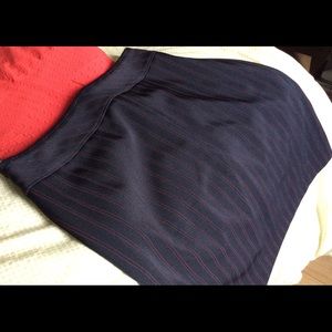 Pinstripe skirt